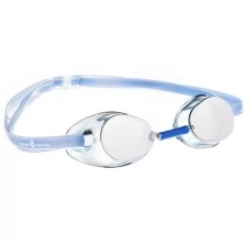Стартовые очки для плавания Mad Wave Racer SW Mirror, цвет Голубой (03W)