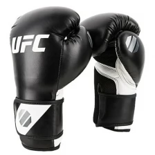 Боксерские перчатки UFC Перчатки UFC тренировочные для спаринга 8 унций Black