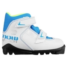 Trek Ботинки лыжные TREK Snowrock SNS ИК, цвет белый, лого синий, размер 31